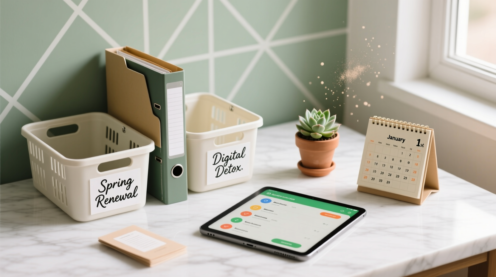 new year decluttering checklist