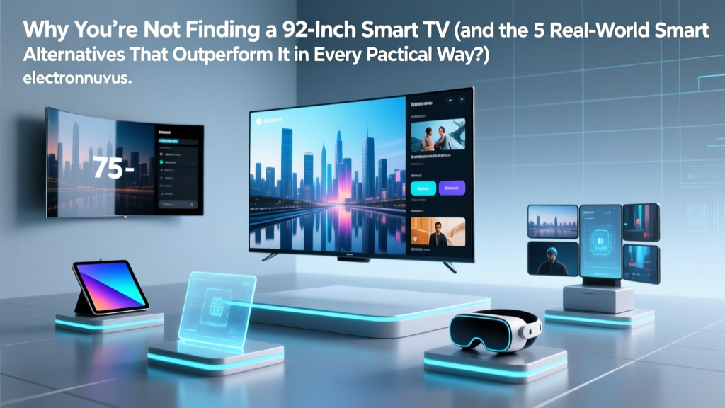 Why You’re Not Finding a 92-Inch Smart TV (and the 5 Real-World Smart Alternatives That Outperform It in Every Practical Way)