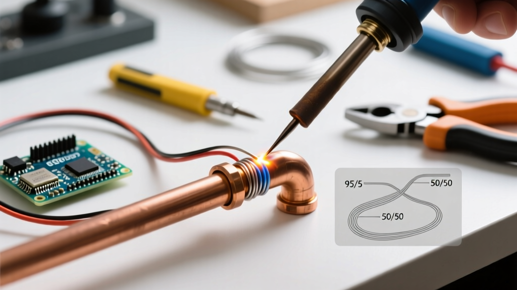 Copper Pipe Soldering Wire Guide: 95/5 vs 50/50 Alloys