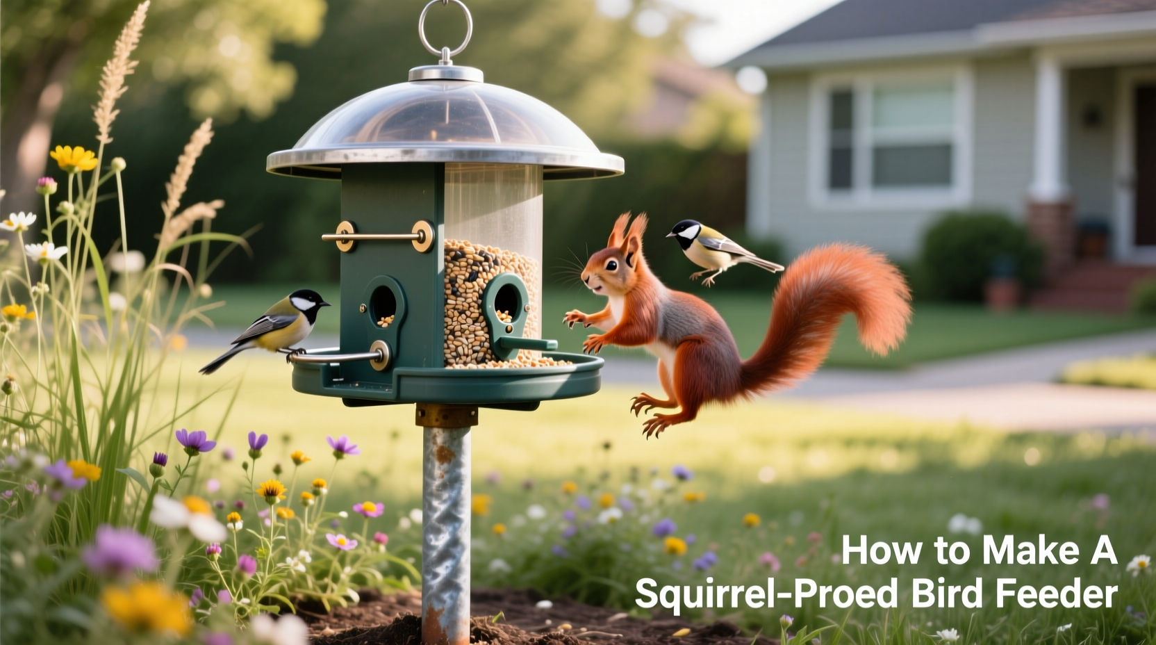How to Make a Squirrel Proof Bird Feeder