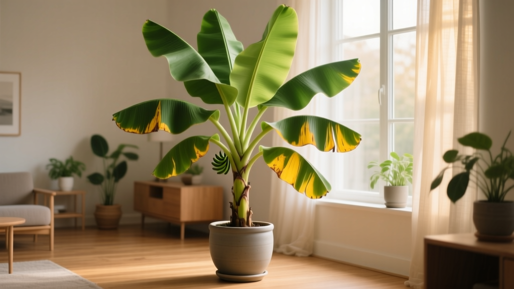 Can Indoor Banana Plants Grow Bananas with Yellow Leaves?