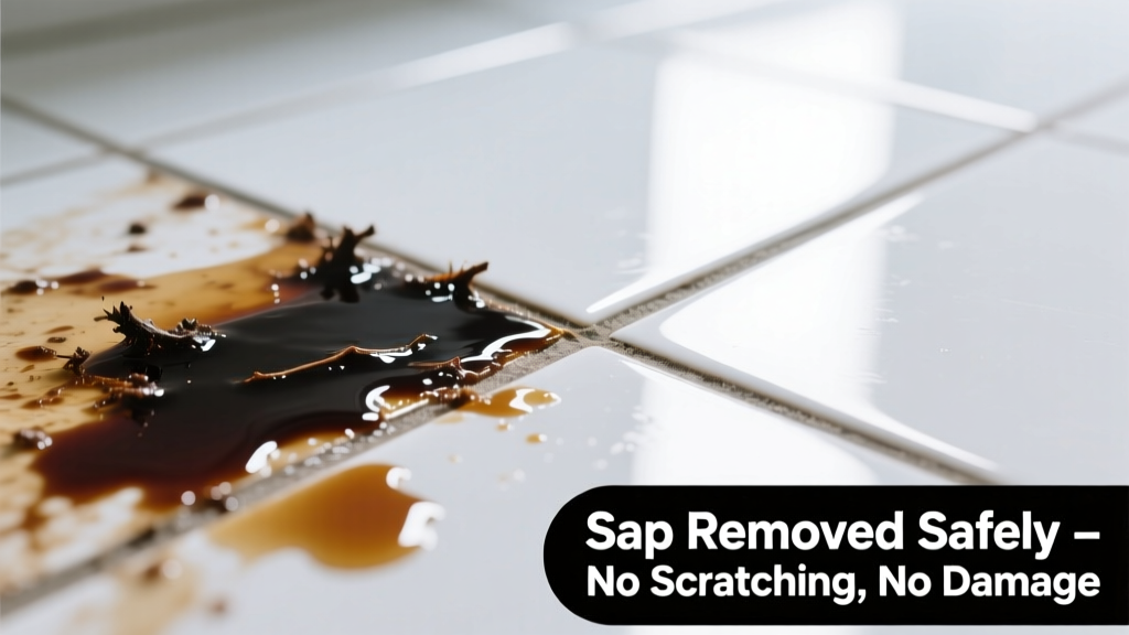 How to Remove Sap from Tile Floors Safely