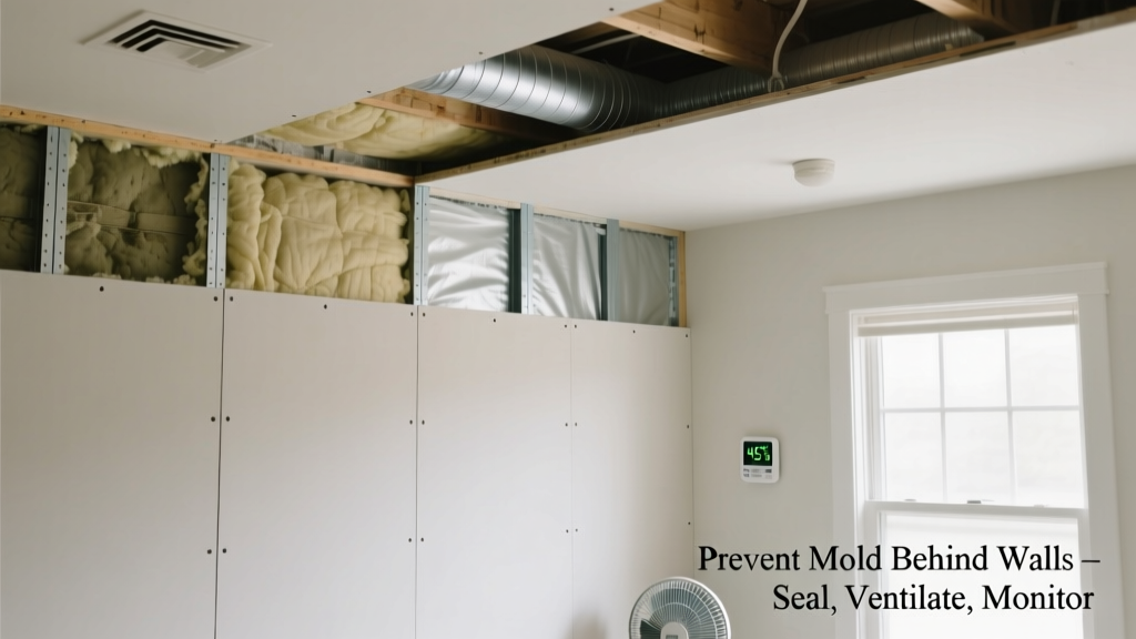 How to Prevent Drywall Mold Behind Walls and Ceilings