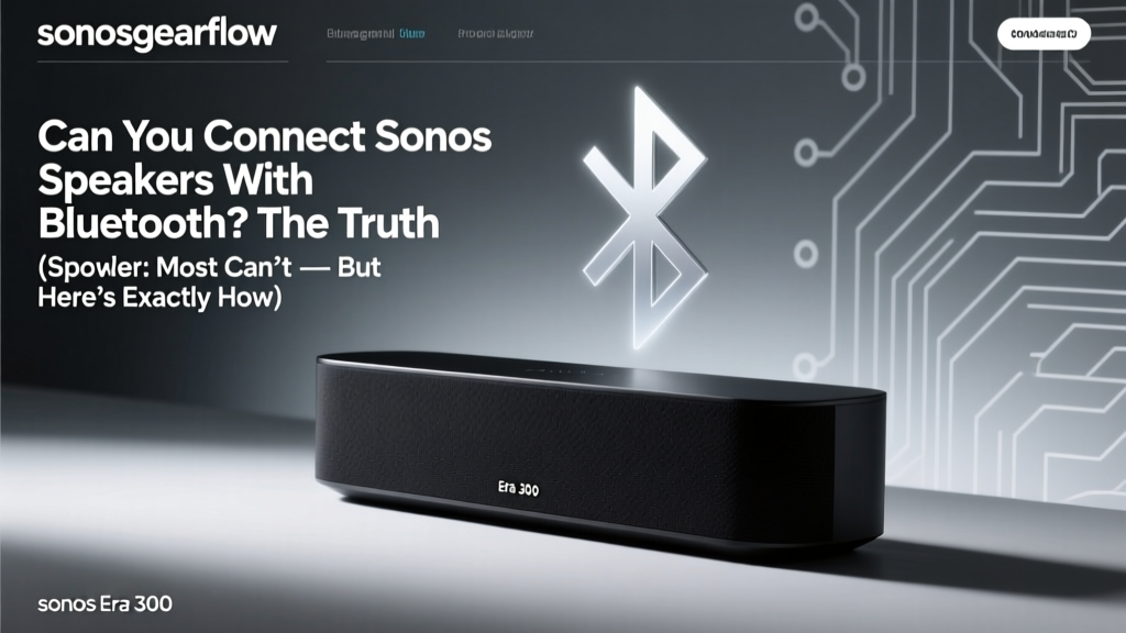 Sonos Bluetooth Connection: How to Bridge the Gap (2026)