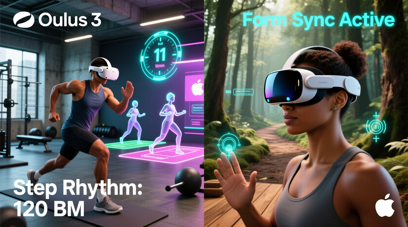 oculus quest 3 vs apple vision pro for fitness apps which gets you moving