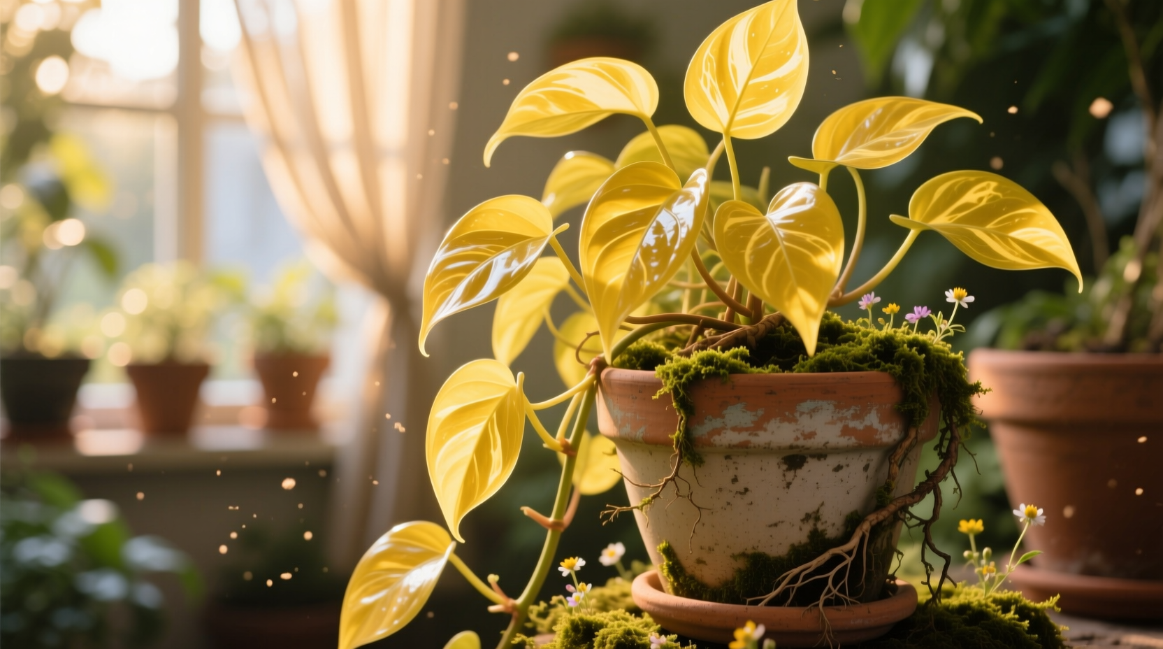 yellow pothos