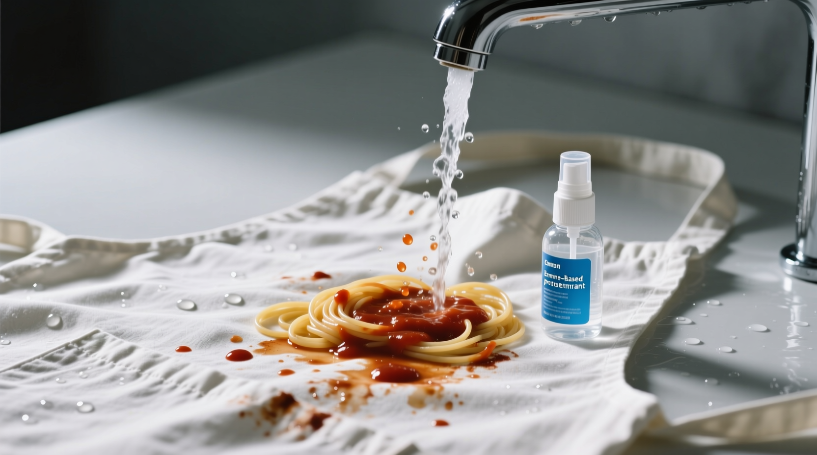how to remove set in spaghetti sauce stains