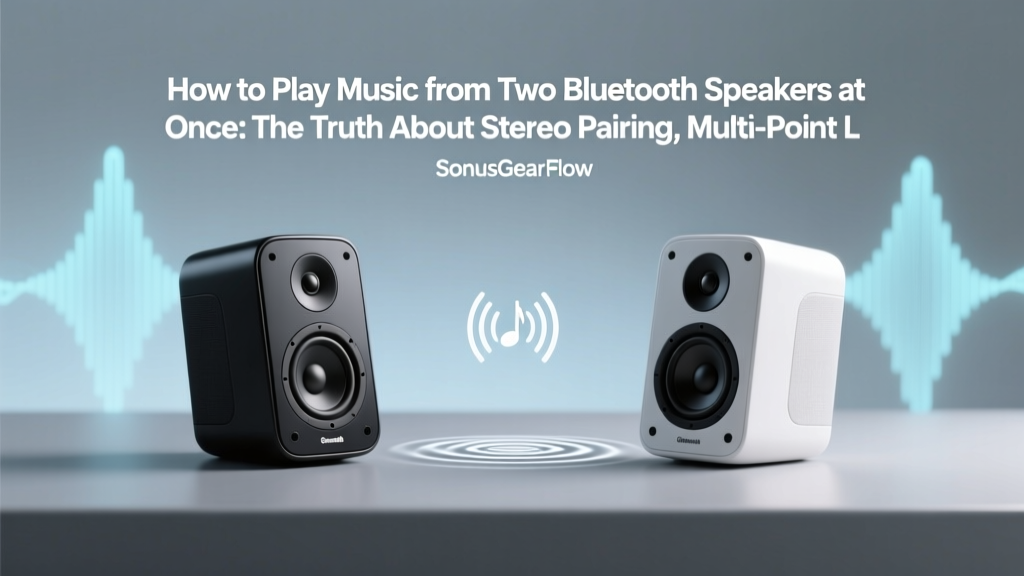 Play Music on Two Bluetooth Speakers: 2026 Workaround