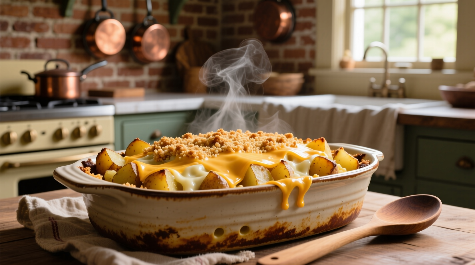 Perfect Cheesy Potato Casserole with Diced Potatoes Recipe