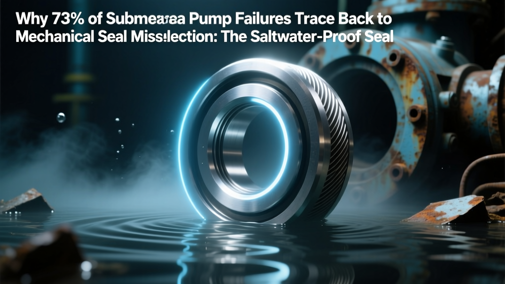 Subsea Pump Seal Failure? Fix It with API 682 Rev. 4