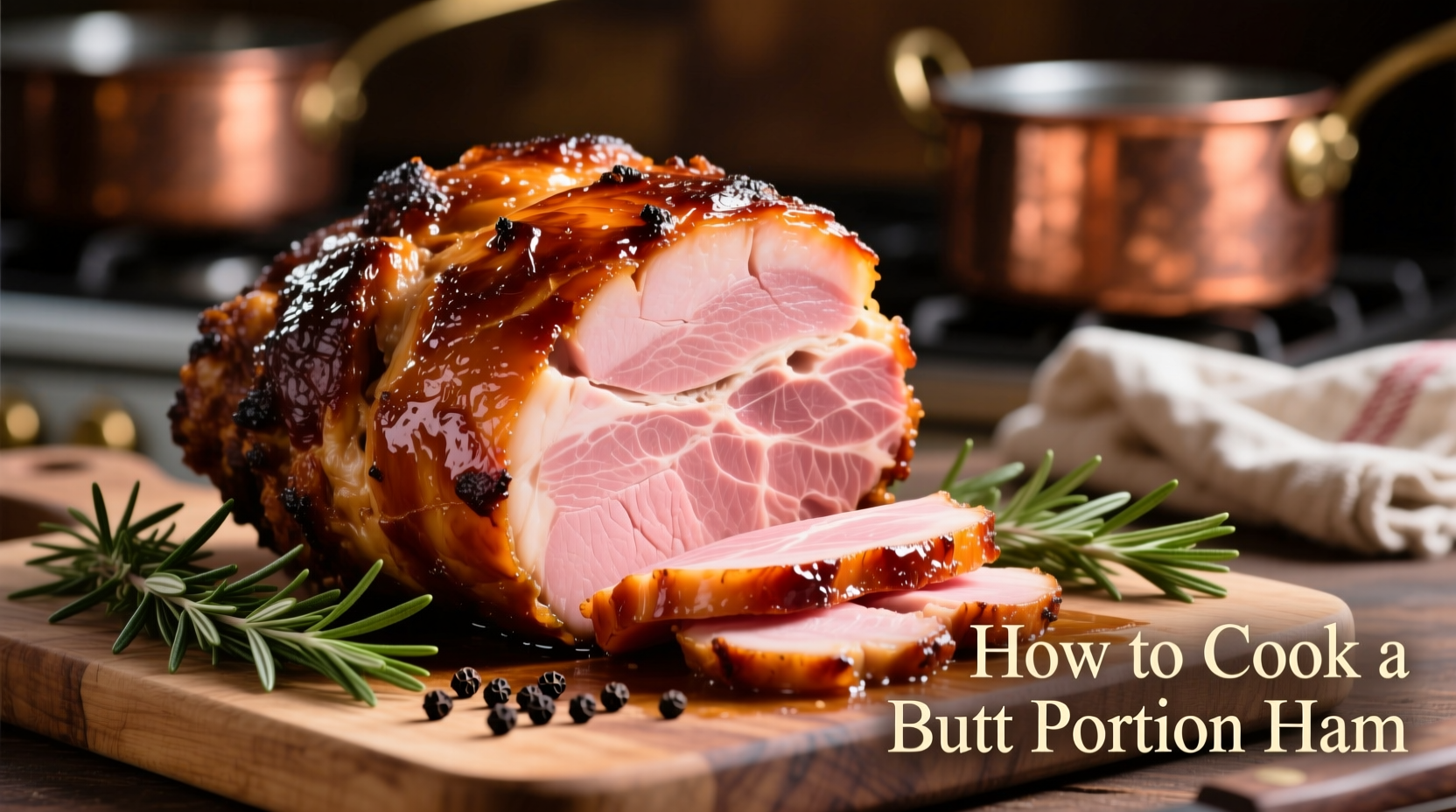 how to cook a butt portion ham