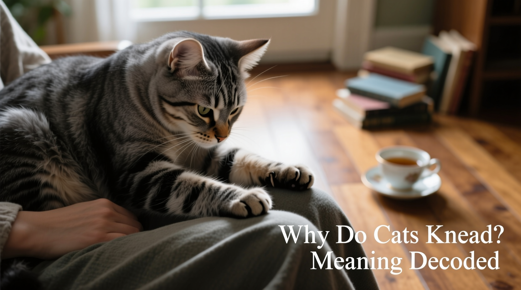 why do cats knead their paws on your lap meaning decoded