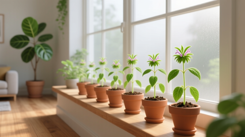 How to Plant Bee Balm Seeds Indoors in Bright Light