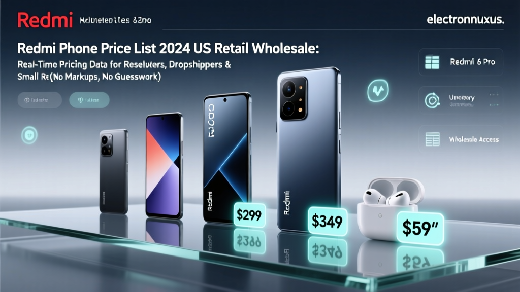 Redmi Phone Price List 2024 US Retail Wholesale: Real-Time Pricing Data for Resellers, Dropshippers & Small Retailers (No Markups, No Guesswork)
