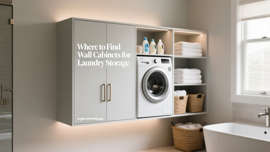 Where to Find Wall Cabinets for Laundry Storage