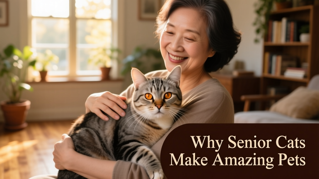 The Joys of Adopting an Older Cat—Why Senior Cats Make Amazing Pets
