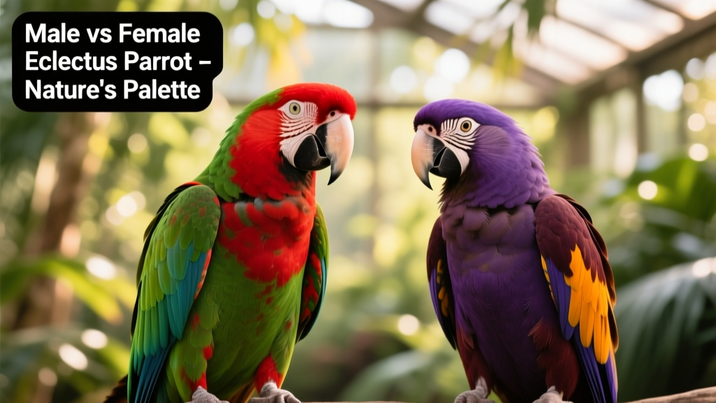 Eclectus Parrot Male vs Female: Main Differences & Comparison