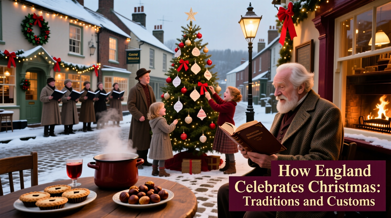 how does england celebrate christmas