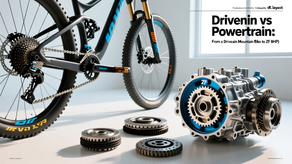 Drivetrain vs Powertrain: From 1x Drivetrain Mountain Bike to ZF 8HP