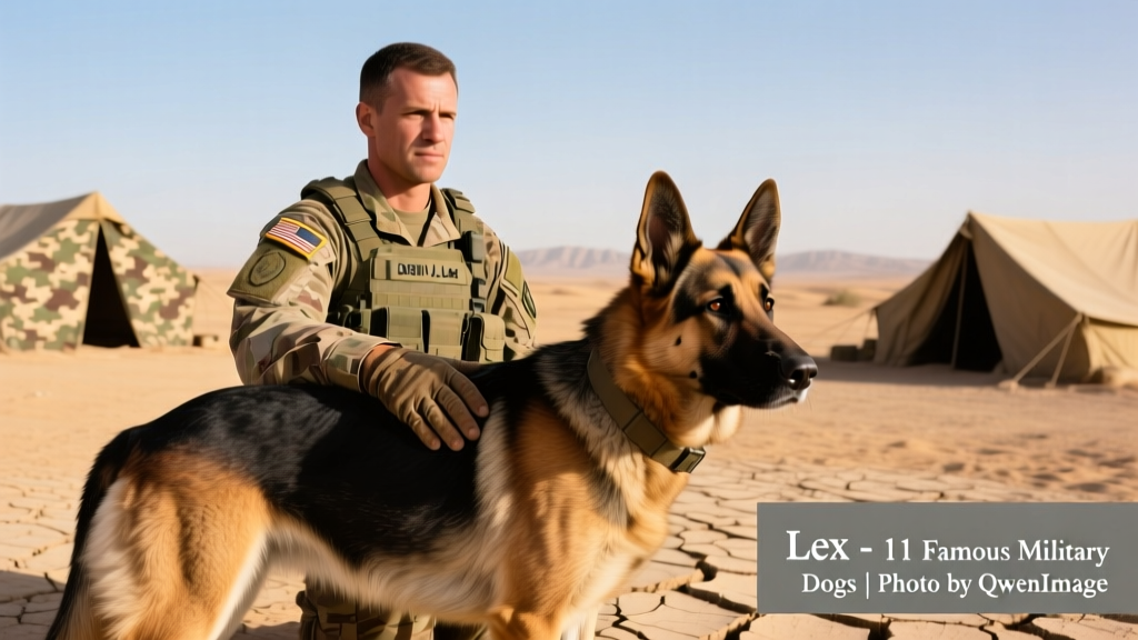 Dustin J. Lee with Lex in Iraq (Image Credit: L. Rich Wikimedia Common CC 3.0 Unported)