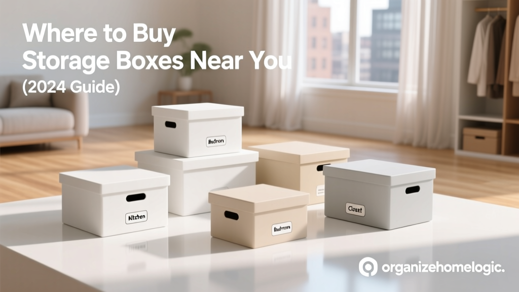 Where to Buy Storage Boxes Near You (2024 Guide)