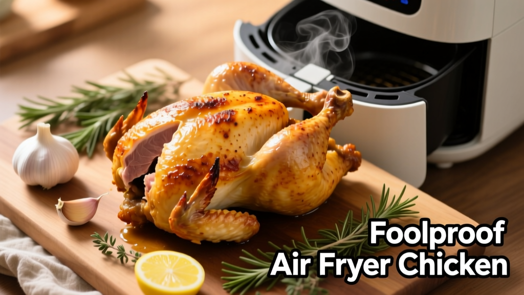 Air Fryer Roast Chicken: Crispy, Juicy & Foolproof