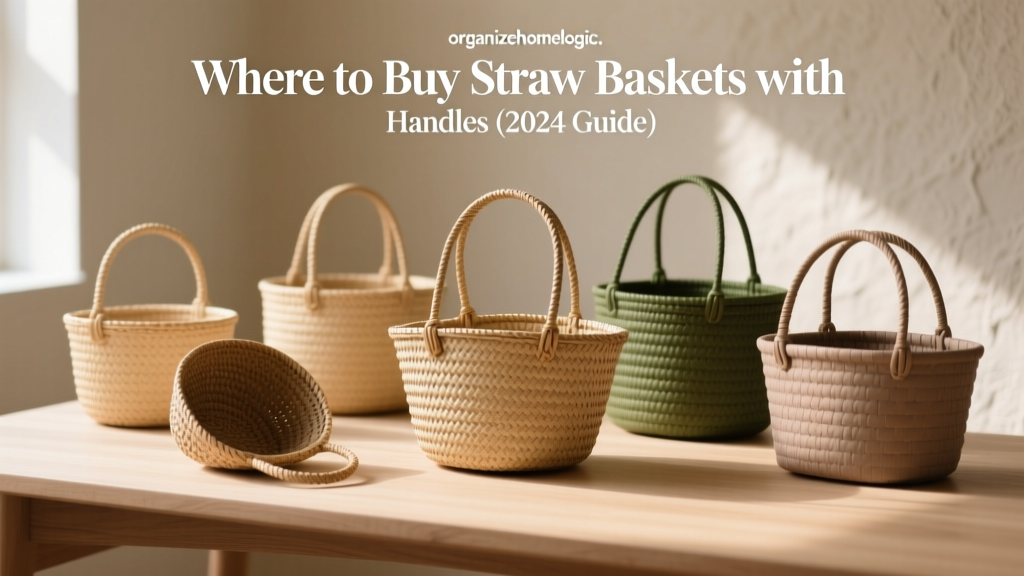 Where to Buy Straw Baskets with Handles (2024 Guide)
