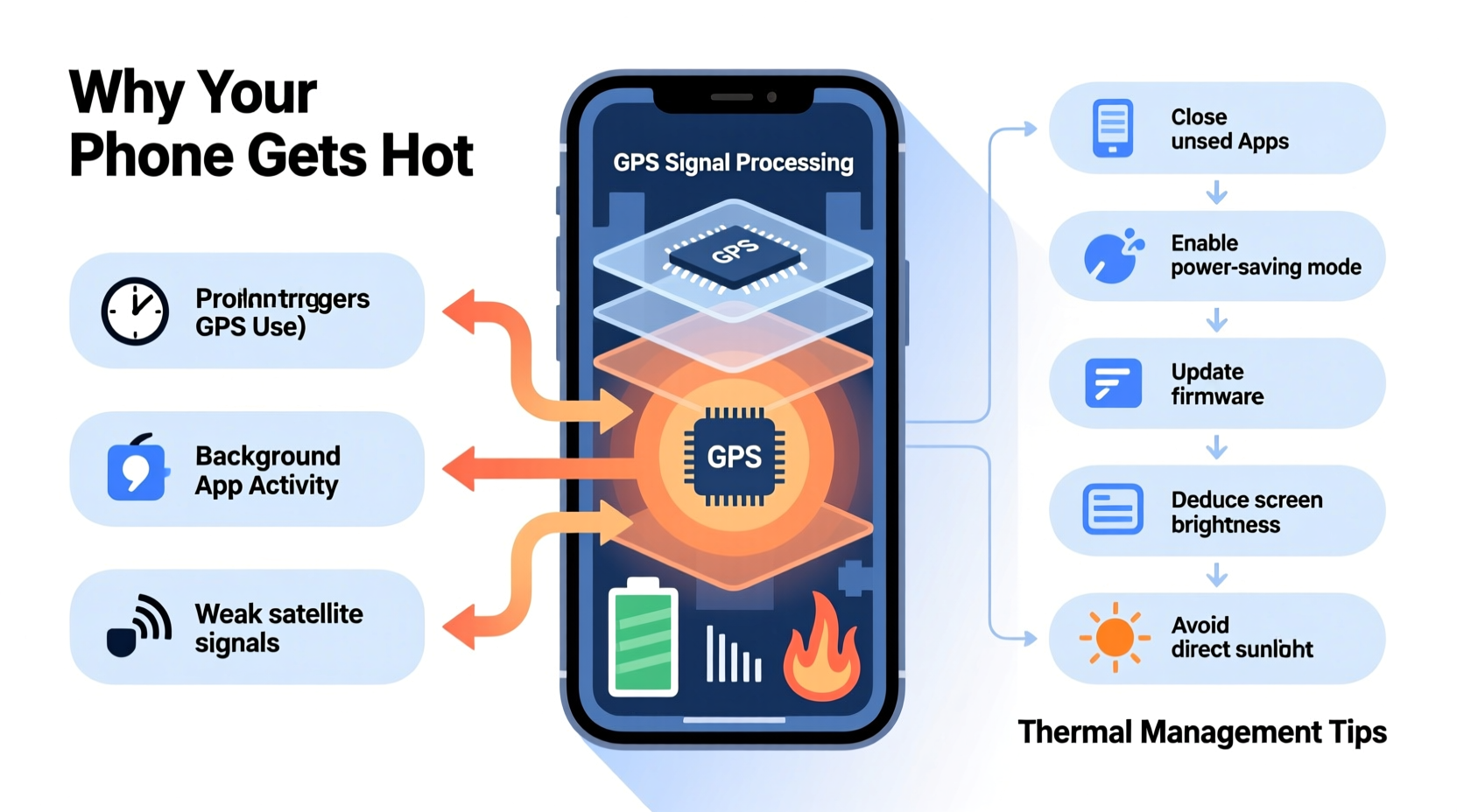 why does my phone get hot when using gps common triggers and fixes
