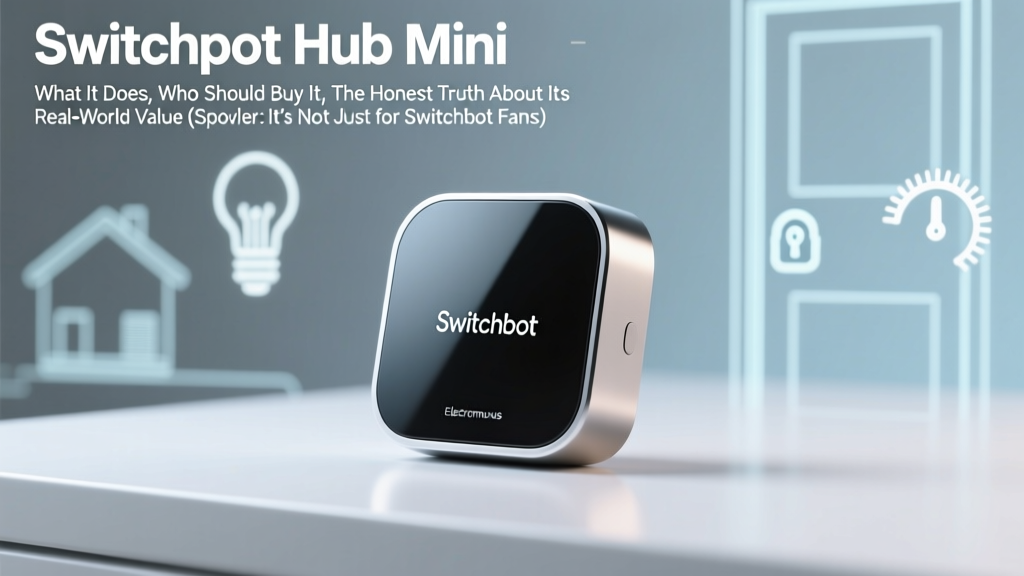 Switchbot Hub Mini What It Does Who Should Buy It: The Honest Truth About Its Real-World Value (Spoiler: It’s Not Just for Switchbot Fans)