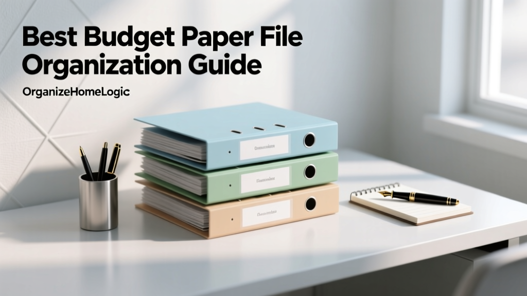Best Budget Paper File Organization Guide