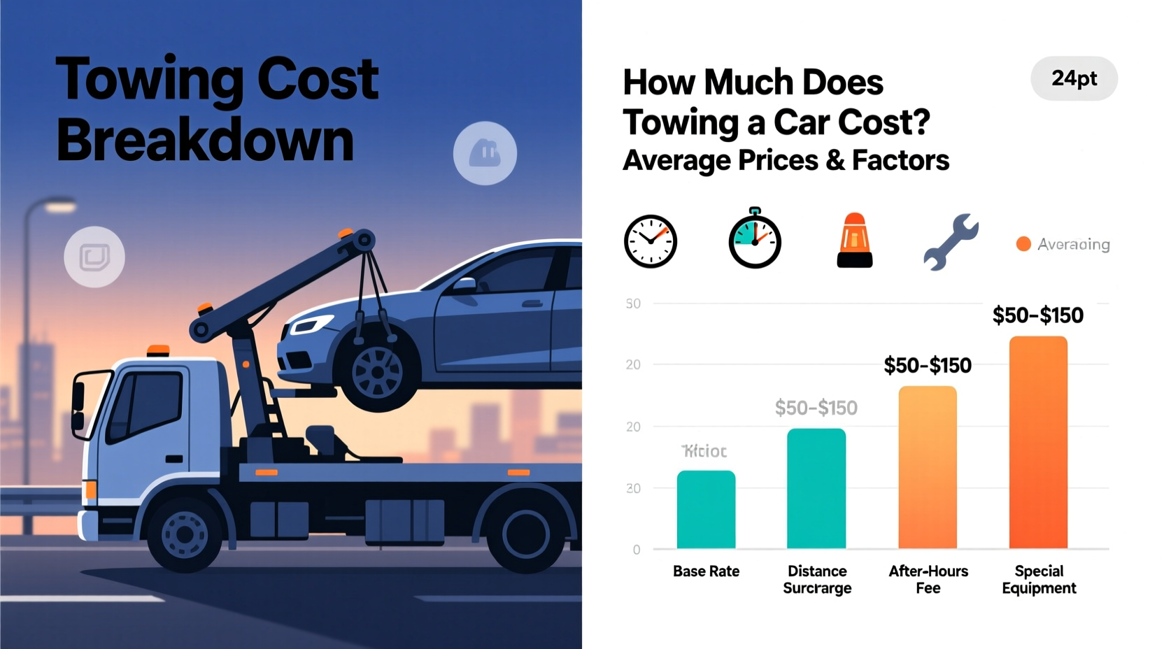 how much does towing a car cost