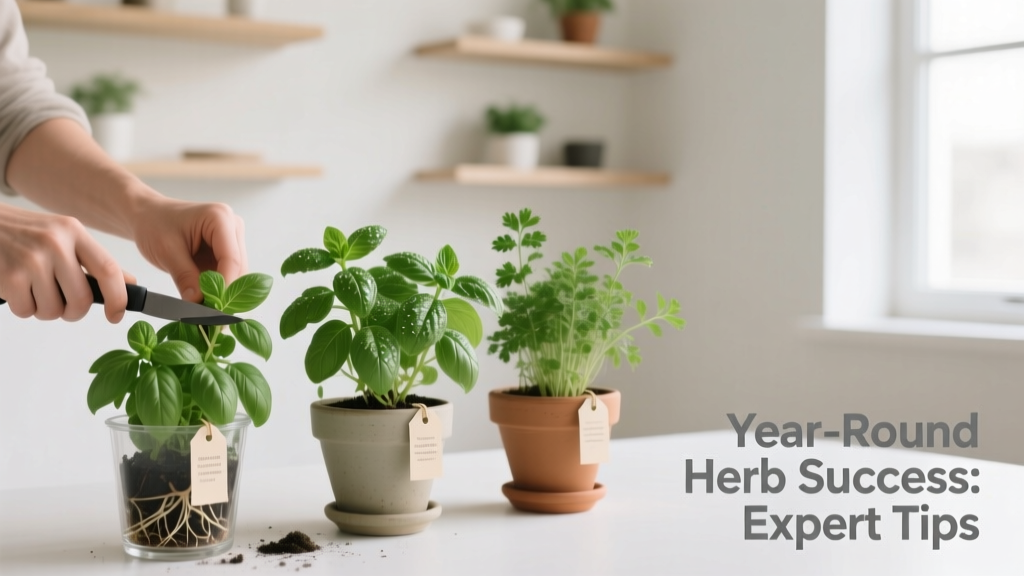 Indoor Herb Garden Tips for Thriving Fresh Herbs Year-Round