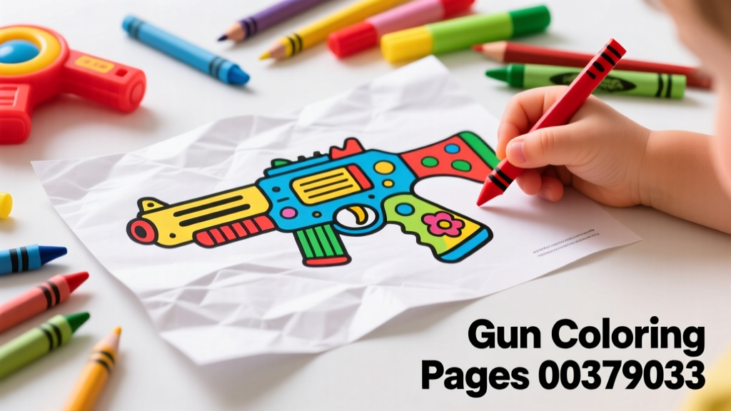 Gun Coloring Pages_00379033: Safety, Developmental Impact, and Responsible Use in Childhood Creative Activities