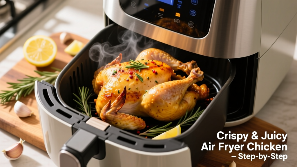 Air Fryer Whole Chicken: Crispy & Juicy Every Time