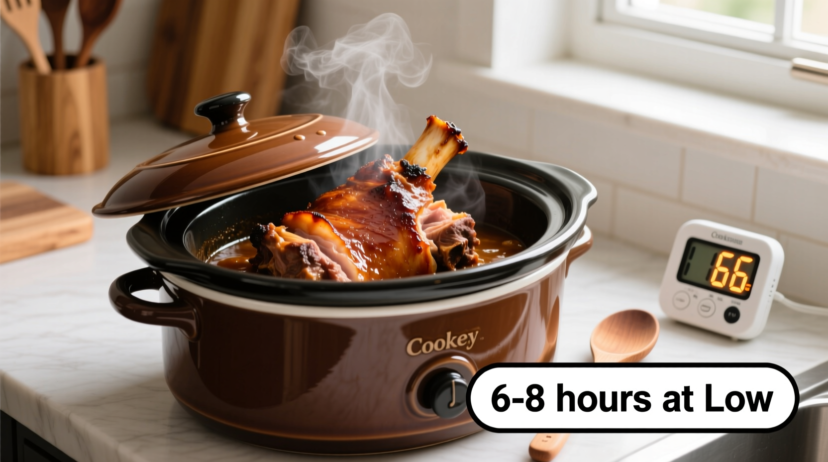how long cook pork shoulder in crock pot
