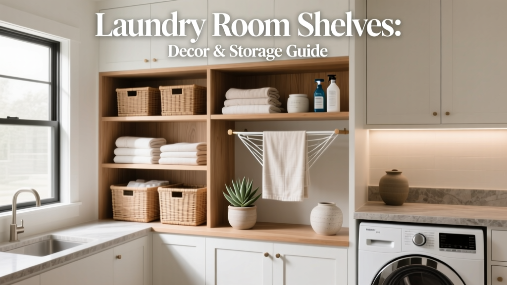 Laundry Room Shelves: Decor & Storage Guide