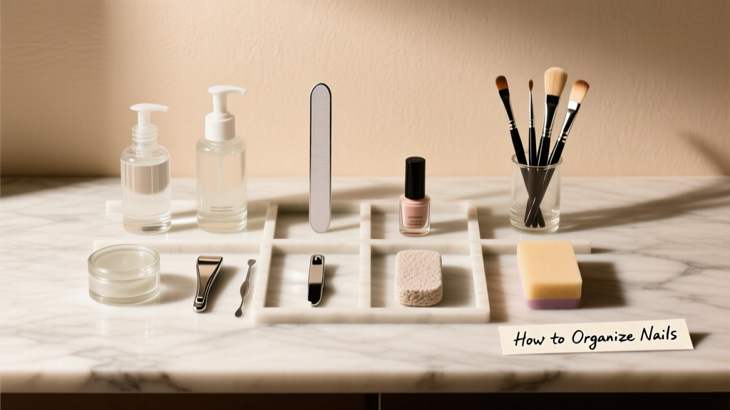 How to Organize Nails: Space-Smart System