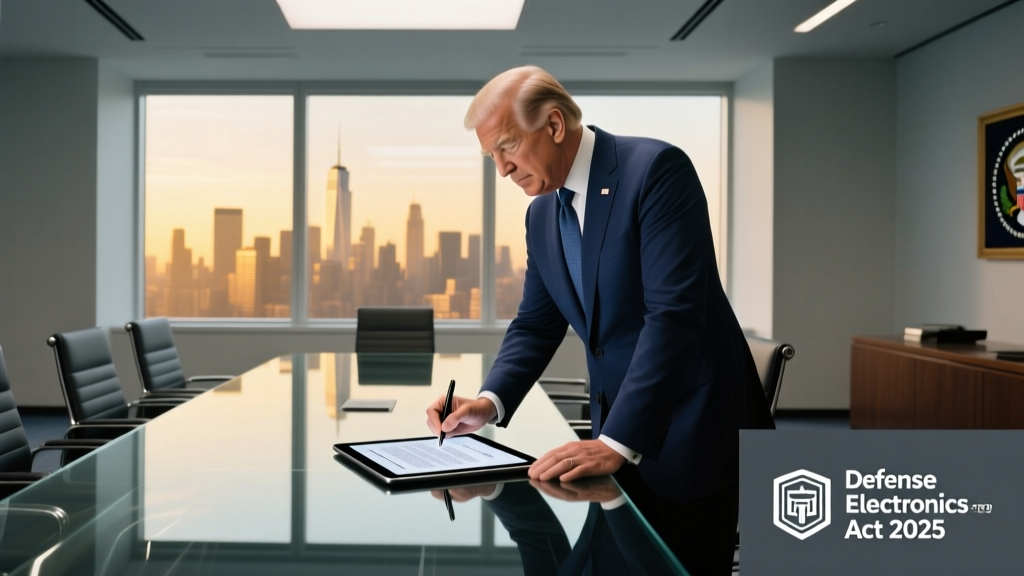 President Expected To Sign Legislation On Defense Electronics: Implications for Display Systems, RF Front Ends, and Supply Chain Resilience