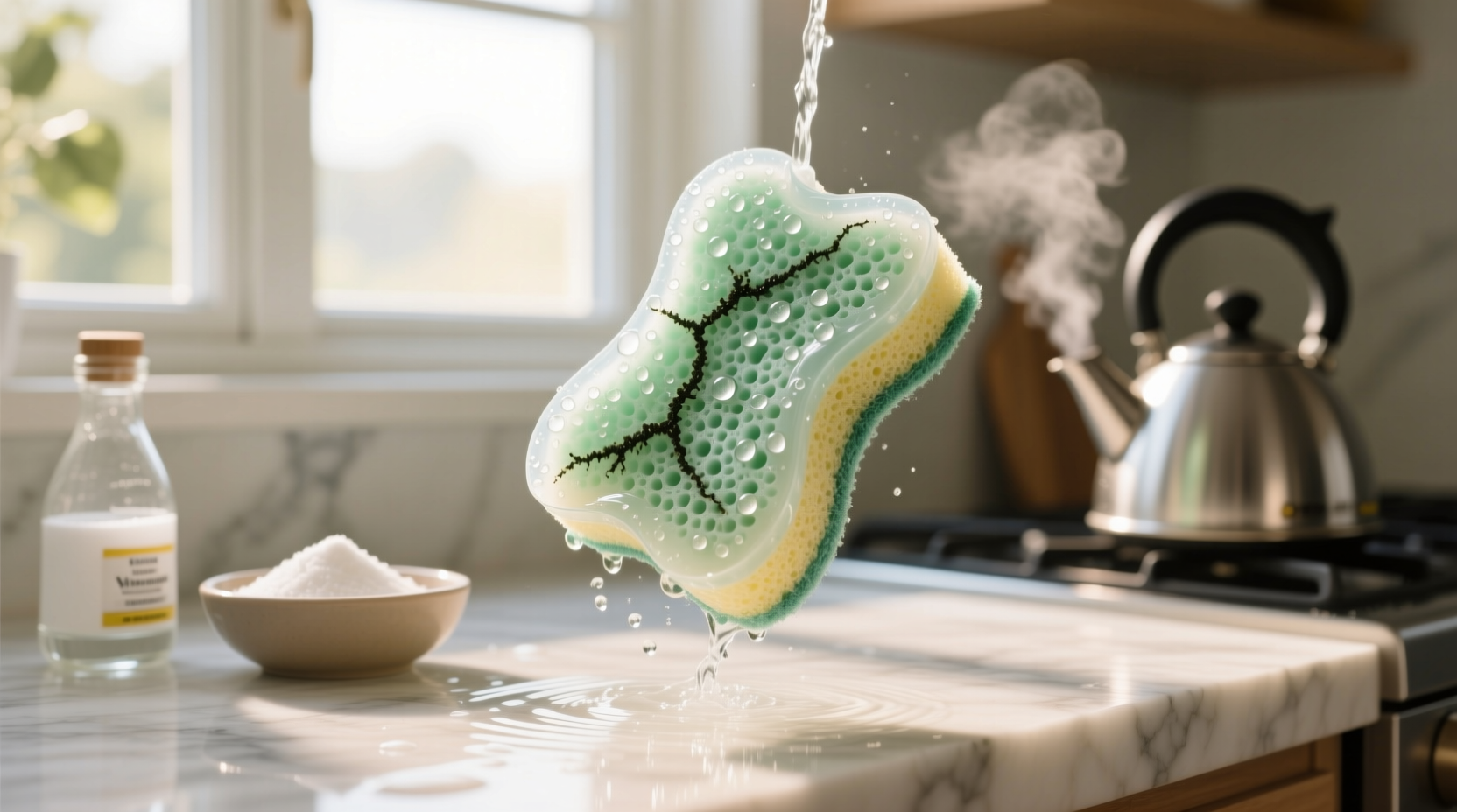 eco friendly cleaning tips deep clean silicone sponges