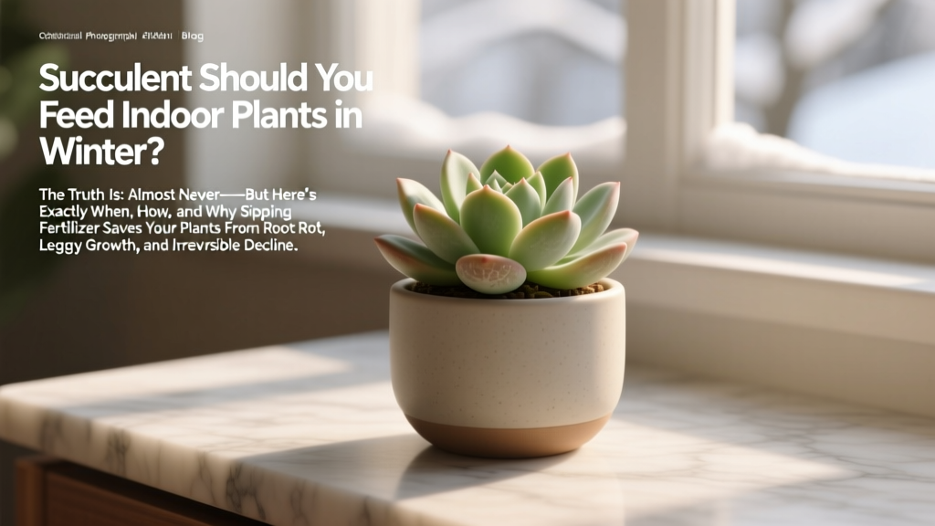 Indoor Plants in Winter: When to Skip Fertilizer (2026)