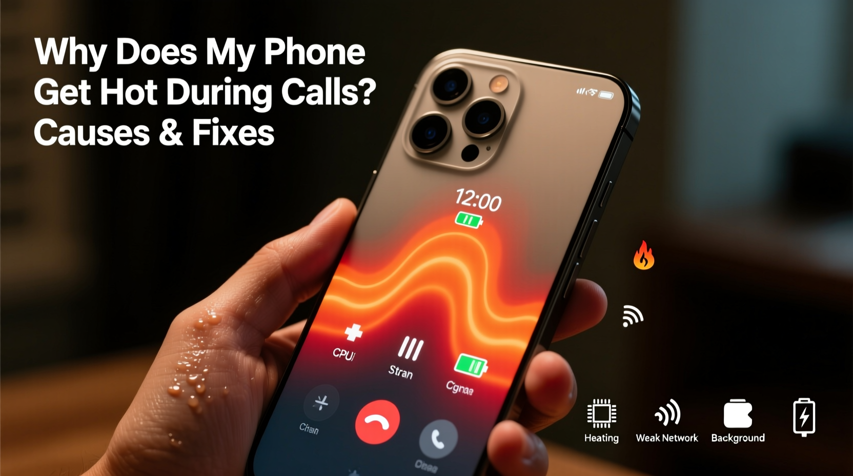 why does my phone get hot during calls causes and fixes