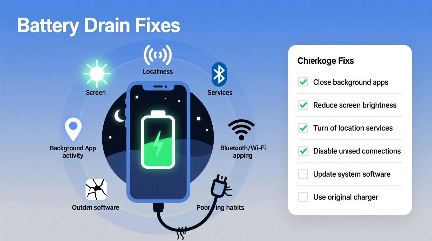 why does my phone battery drain so fast overnight causes and fixes you need to try