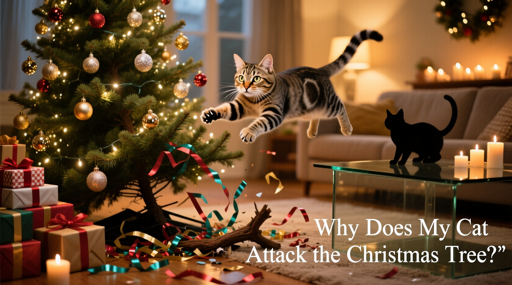 why does my cat attack the christmas tree solving feline tree sabotage