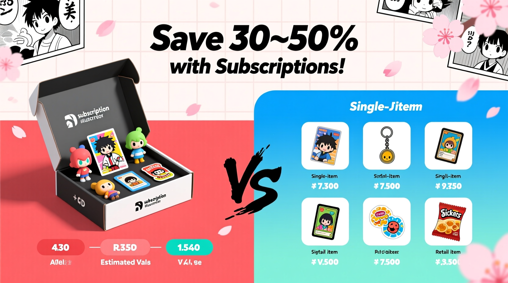 anime subscription boxes vs single item purchases value comparison