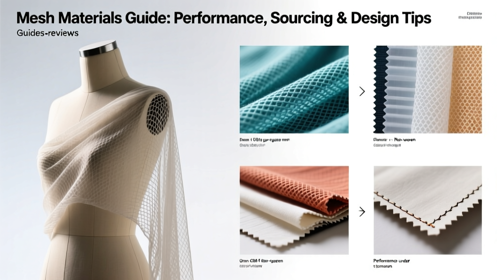 Mesh Materials Guide: Performance, Sourcing & Design Tips
