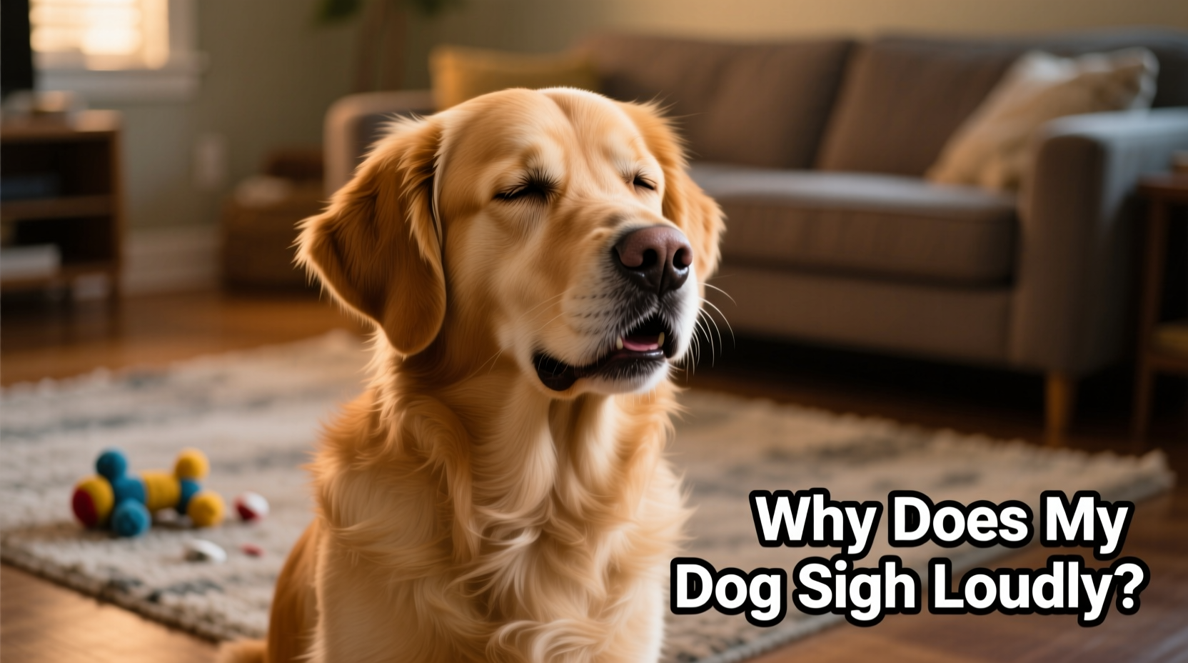 why does my dog sigh loudly interpreting canine vocalizations