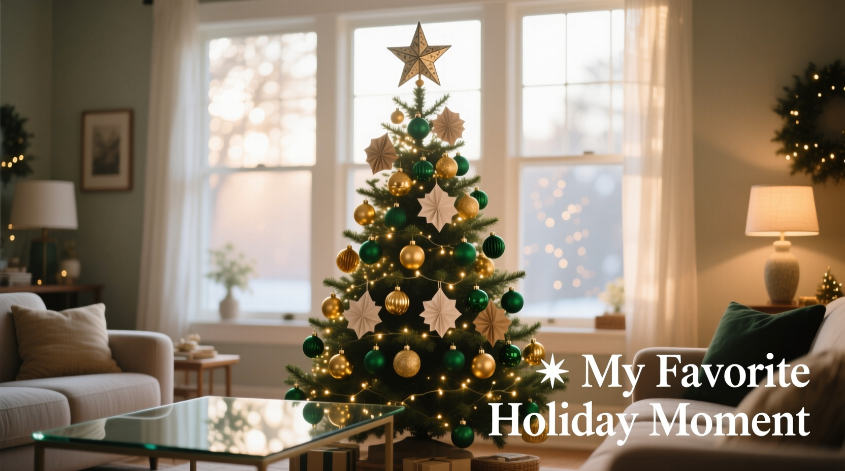 best way to photograph your decorated christmas tree for social media
