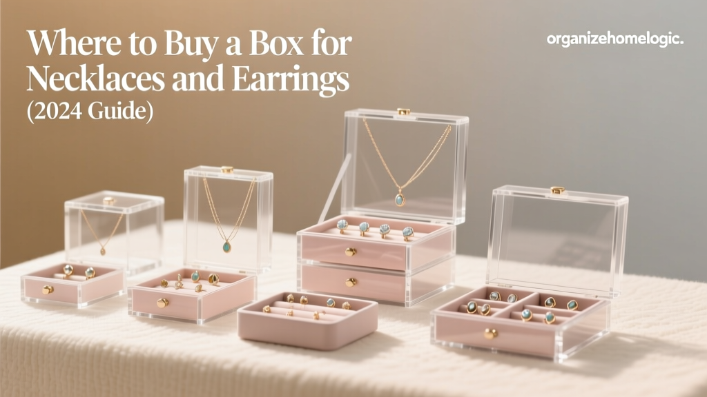 Where to Buy a Box for Necklaces and Earrings (2024 Guide)