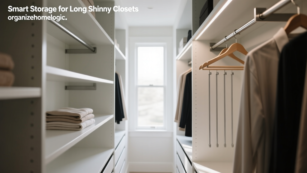 Smart Storage for Long Skinny Closets