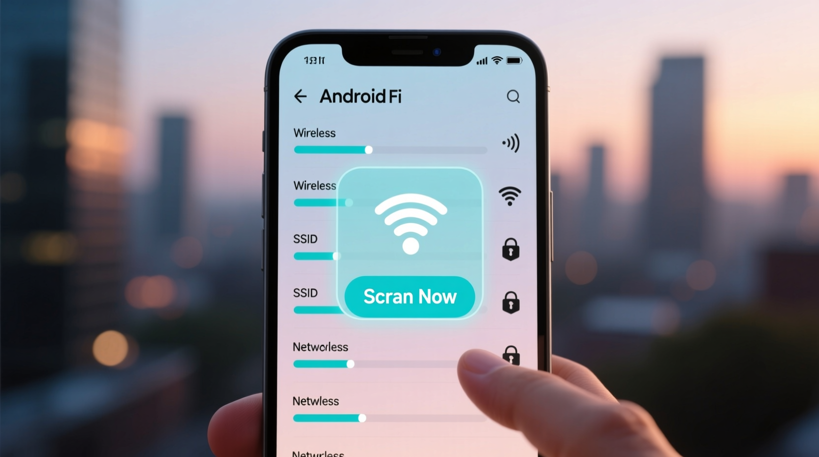 scan for competing wifi networks with this free android